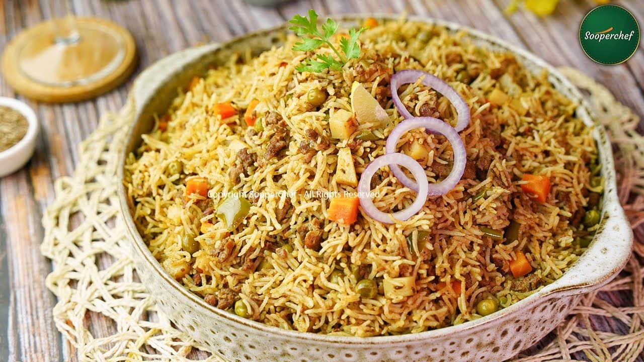 Veg Kheema Biryani