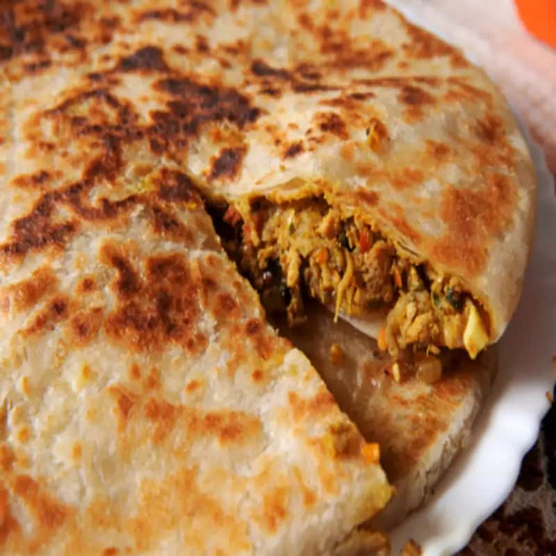 Chicken Kheema Paratha