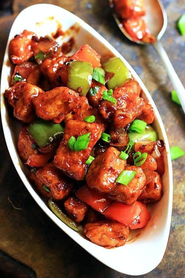 Chilli Paneer Tray